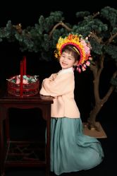 -后宫·古装汉服京剧儿童亲子全家福摄影