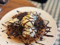 山核桃巧克力酱华夫饼-Moka Bros 摩卡站(西单大悦城店)