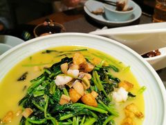 上汤菠菜-老头儿油爆虾(星光一期店)