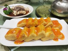 金牌蛋豆腐-刘胖子家常菜·蹄花焖藕(中南店)