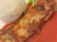 鲜茄鸡扒拌饭-金利茶餐厅(中船汇店)