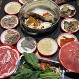 今天火锅吃撑了,超满足