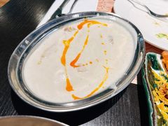白咖喱无骨鸡块配腰果酱-克比叔叔印度餐厅Kebabs on the Grille(人民广场店)