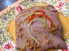 蒜汁羊肝-烤肉季饭庄