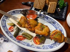 俄式炭烤鸡肉串-喀秋莎西餐厅
