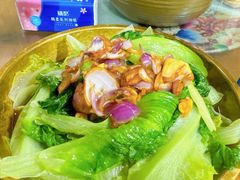 红葱头淋生菜-桃姐农庄老字号(从化温泉店)