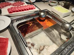 四宫格锅底-海底捞大排档火锅(悦荟广场店)