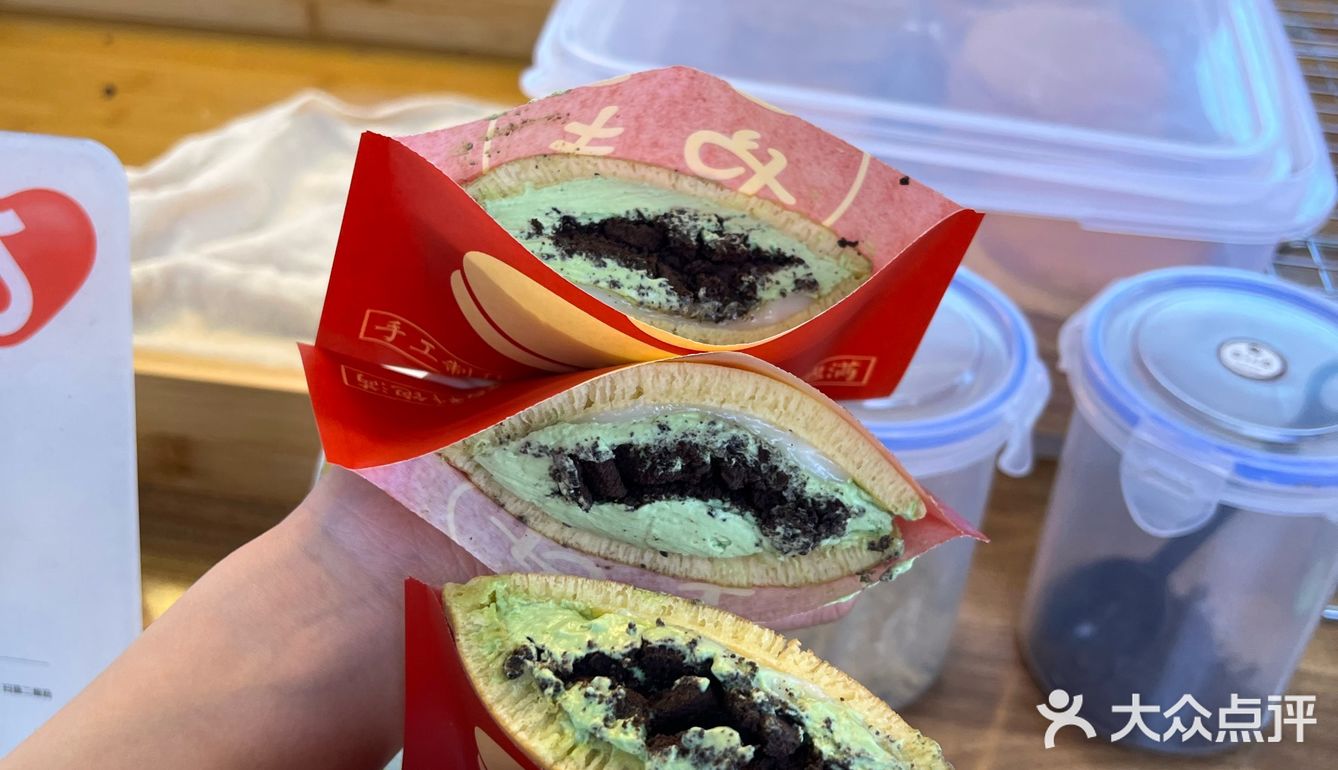 不愧是龙洞排队王！！美味的铜锣烧🥯！！