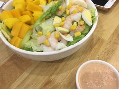 芒果虾仁沙拉-greenjoy绿享轻食(宁海路店)