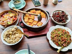 石锅包浆豆腐-缘生态云南菜·野生菌庭院餐厅(华侨城店)