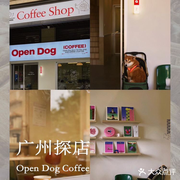 广州新店|开门放狗喝咖啡.芳村可爱好啡店