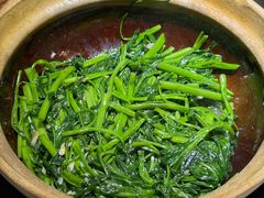 啫啫煲虾酱空心菜-熠盛粤味·顺德桑拿鸡(永康路店)