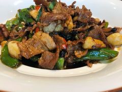 泡饭吃的辣椒炒肉-佳兰雅序融合菜(高新店)