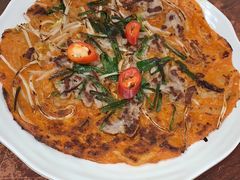 泡菜饼-神仙雪浓汤(明洞店)