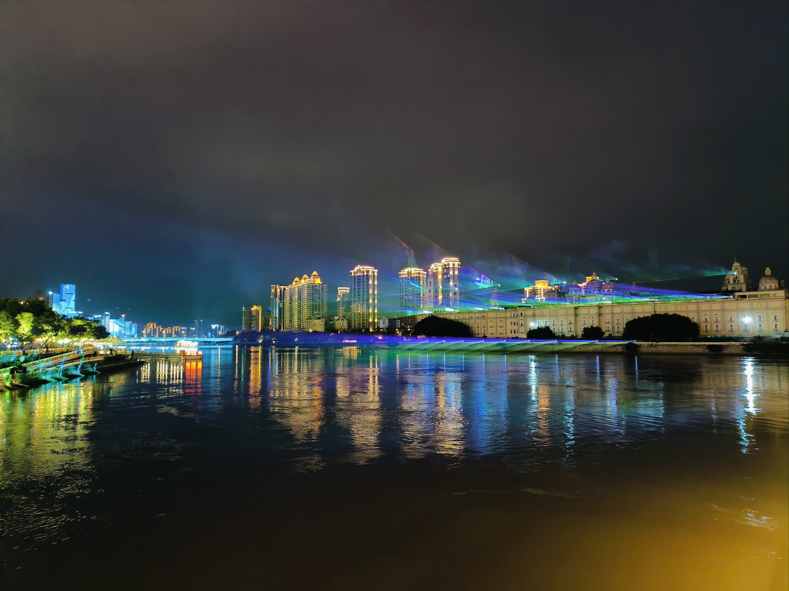 福州中洲岛夜景图片图片