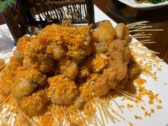 -东来菜馆•手抓海鲜家常菜•海鲜锅贴(鸽子窝店)