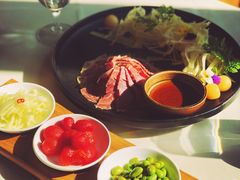 三年金钱火腿配大理手撕乳扇-泓0871臻选云南菜·味庄