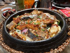 煎焗万绿湖大鱼头-年辉渔村·非遗传承餐厅(新丰江店)