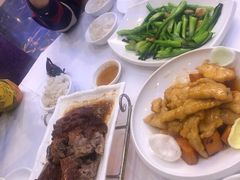 菜心炒上排-潮喜竹溪荔湖酒家(荔枝湾店)