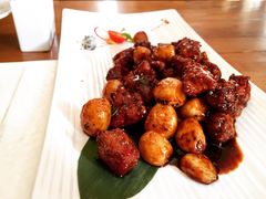 黑蒜子牛肉粒-陆壹捌餐厅(五大道店)