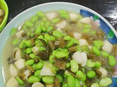 青椒毛豆炒鱿鱼-绍兴名菜馆(可乐路店)