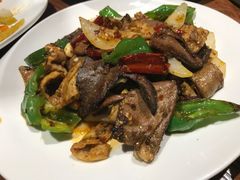 炒羊杂-纳瓦新疆菜(银都店)