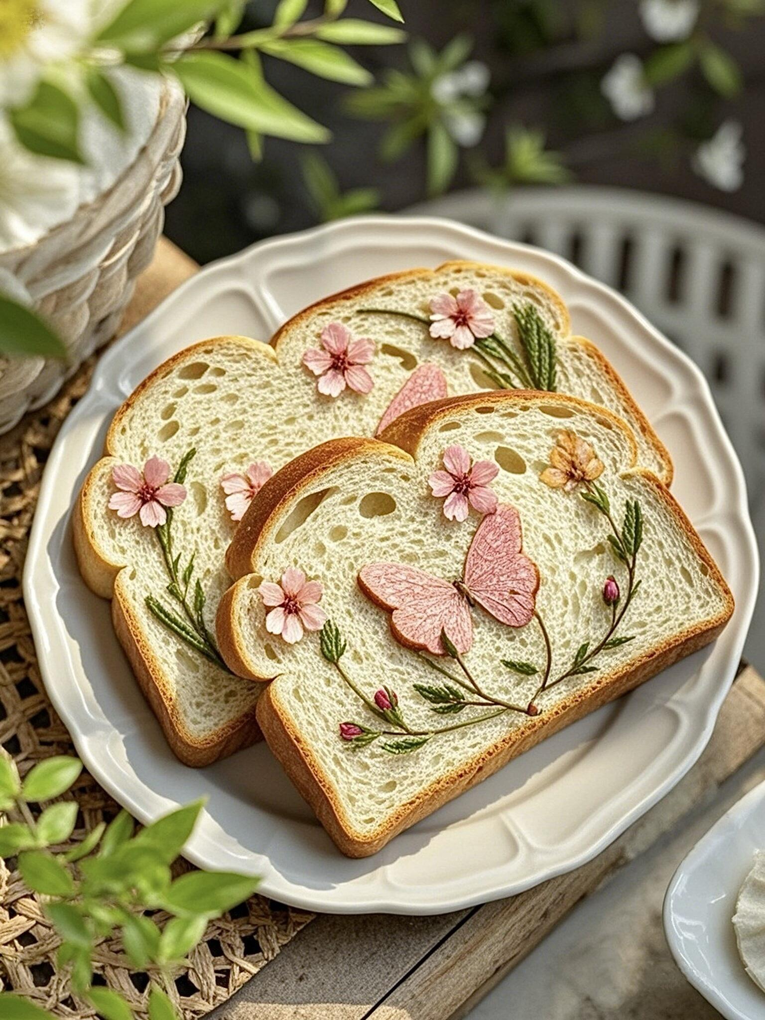 🍞吃了这口面包,春天在嘴里开了花!🌸🎉