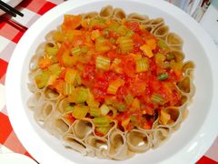 西红柿汁烧莜面-西贝(无锡万象城店)