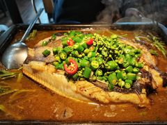 -探鱼·鲜青椒爽麻烤鱼(东城万达广场店)