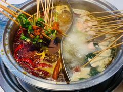 香菜牛肉-燃尖儿自助串串火锅(新业广场店)