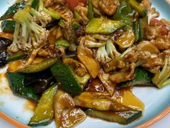 爆炒肉片-新味都博山菜