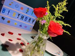 餐具摆设-蜜桃花开·中西融合菜E&W(南长街店)