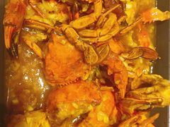 特色花盖蟹（蒜香味）-街角等你.大连海鲜烧烤.经典铁板海鲜串(西安路店)