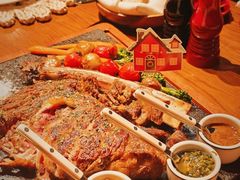 M5和牛战斧牛排-弗兰克牛排西餐厅Ribone steak house(柠檬花园店)