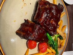 店藏猪肋排配薯条-bluefrog蓝蛙(石家庄欢乐汇店)