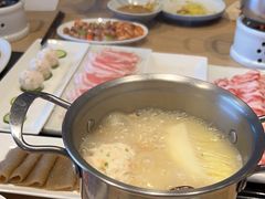 -不老仙金汤虾丸火锅