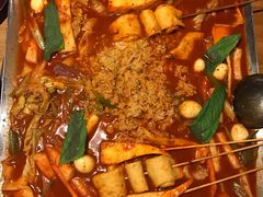 鱼饼火山炒年糕-包装马车·韩国料理·포장마차