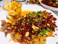 经典辣子鸡配大薯条-眉州东坡(通州店)
