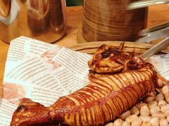 -草家酱蟹炭火烤肉店(珲春南路一店)