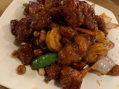椒香虾仁爆鸡球-陈傻子餐厅(世纪都会店)