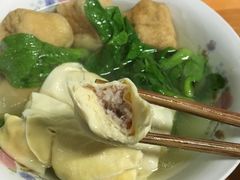 油豆腐面结菜汤-仓桥面结店