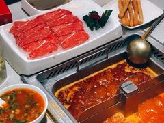 牛油麻辣锅底-海底捞火锅(大融城店)
