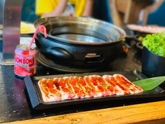 调味猪五花-九田家黑牛烤肉料理(中北镇店)