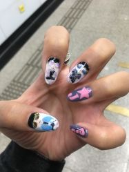 -手牵手美甲