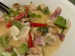 火腿炒松茸-紫滇源云南生态菜(丹凤街店)