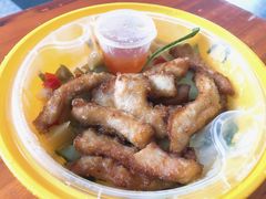 蒜香猪颈肉上海菜饭-佰搭果·广式茶餐厅(石牌东路店)