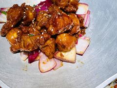 蒜香蜜汁排骨-绿茶餐厅(华联万柳店)