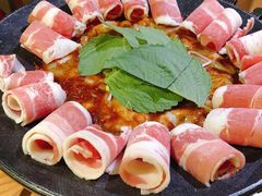 铁板章鱼五花肉-春熙台韩国料理·章鱼肥牛(西丽店)
