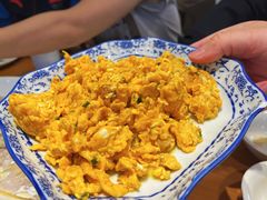银鱼炒蛋-品鲜村农家菜·阳澄湖大闸蟹(总店)