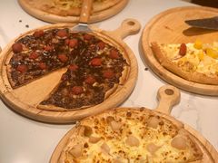 草莓巧克力薄饼-比格比萨自助(宝山日月光店)